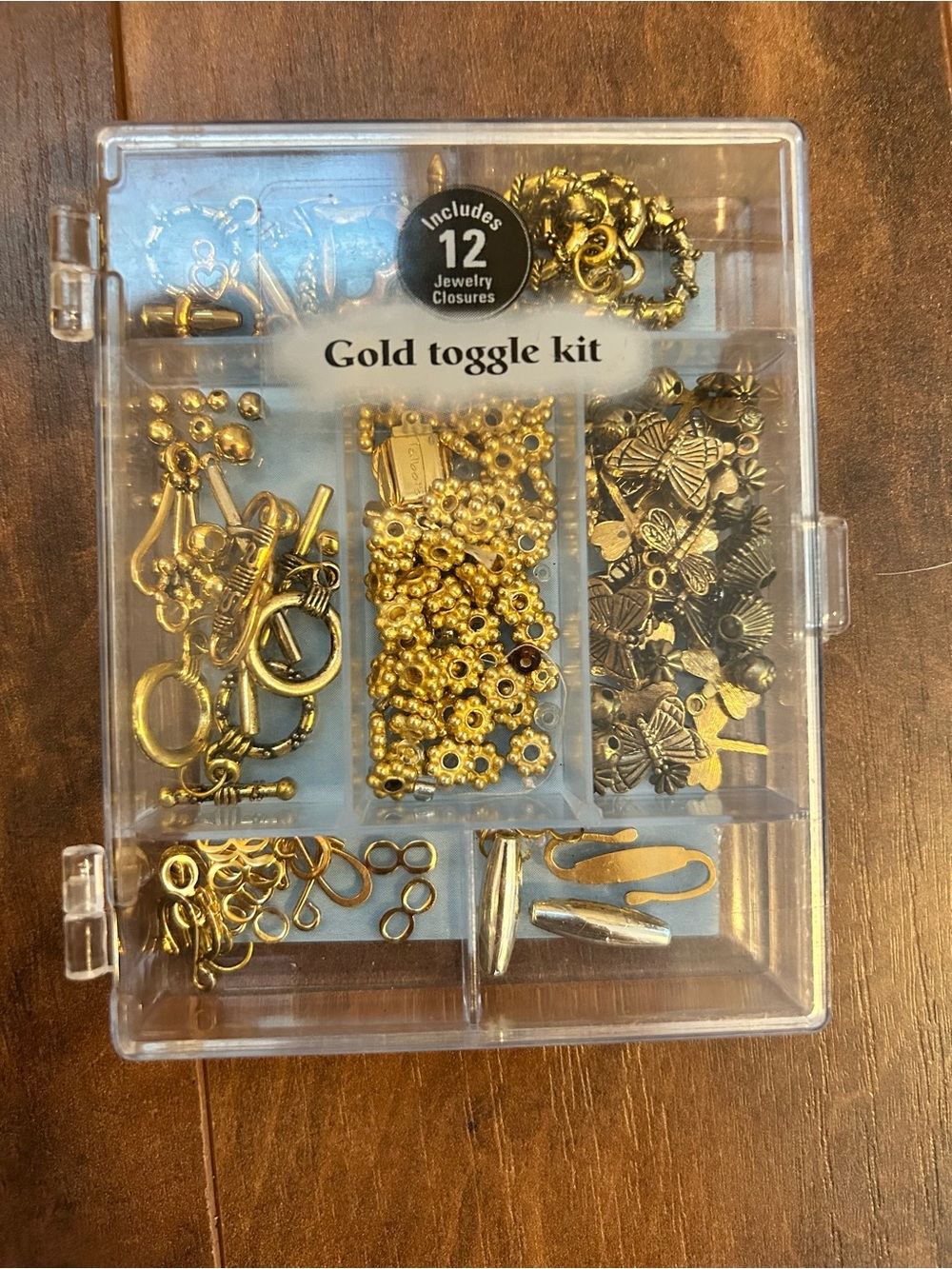 Gold Plated Toggle Kit Jewelry Findings Set
